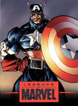 2010 Rittenhouse Legends of Marvel: Captain America #L3 Captain America Front