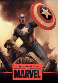 2010 Rittenhouse Legends of Marvel: Captain America #L4 Captain America Front