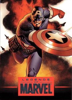 2010 Rittenhouse Legends of Marvel: Captain America #L6 Captain America Front