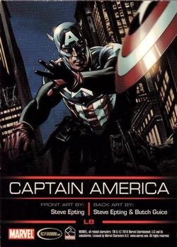 2010 Rittenhouse Legends of Marvel: Captain America #L8 Captain America Back