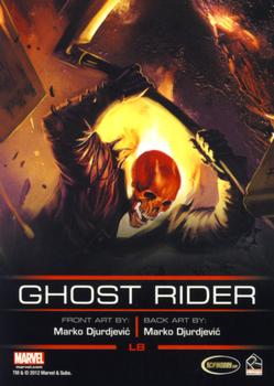 2012 Rittenhouse Legends of Marvel: Ghost Rider #L8 Ghost Rider Back