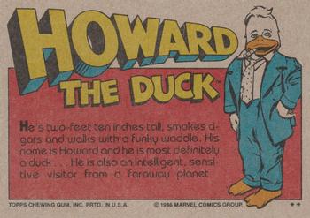 Details about   HOWARD THE DUCK MOVIE 1986 TOPPS COMPLETE BASE CARD SET OF 77