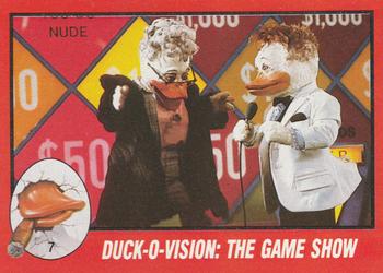 1986 Topps Howard the Duck #7 Duck-o-Vision: The Game Show Front