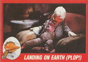 1986 Topps Howard the Duck #14 Landing on Earth (Plop!) Front
