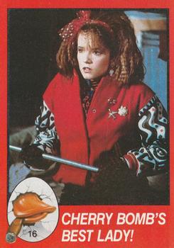 1986 Topps Howard the Duck #16 Cherry Bomb's Best Lady! Front