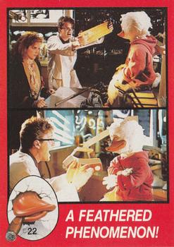 1986 Topps Howard the Duck #22 A Feathered Phenomenon! Front