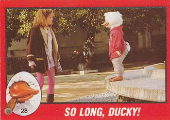1986 Topps Howard the Duck #28 So Long, Ducky! Front