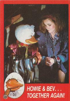 1986 Topps Howard the Duck #31 Howie & Bev ... Together Again! Front