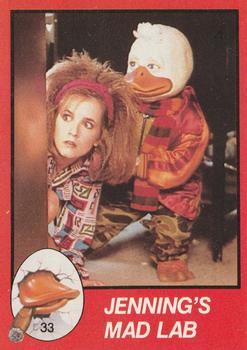 1986 Topps Howard the Duck #33 Jenning's Mad Lab Front