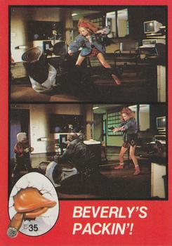 1986 Topps Howard the Duck #35 Beverly's Packin'! Front