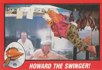 1986 Topps Howard the Duck #45 Howard the Swinger! Front