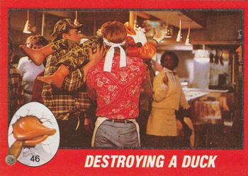 1986 Topps Howard the Duck #46 Destroying a Duck Front