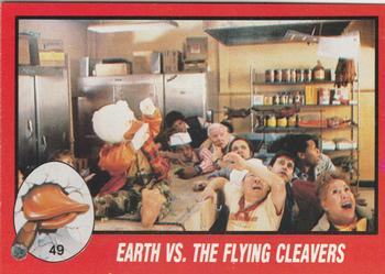 1986 Topps Howard the Duck #49 Earth vs. The Flying Cleavers Front
