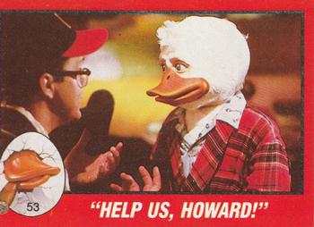 1986 Topps Howard the Duck #53 Help Us, Howard! Front