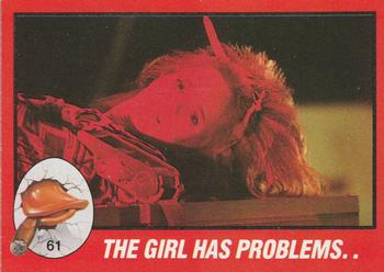 1986 Topps Howard the Duck #61 The Girl Has Problems .. Front