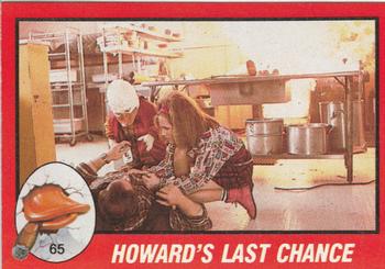 1986 Topps Howard the Duck #65 Howard's Last Chance Front