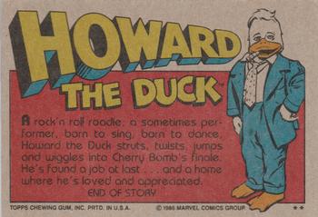 1986 Topps Howard the Duck #75 I Want My H-TV! Back
