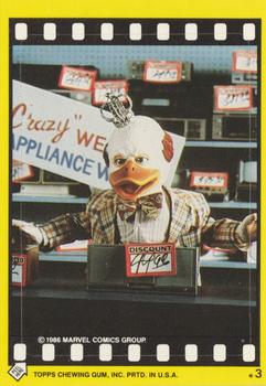 1986 Topps Howard the Duck - Stickers #3 Howard the Duck Front
