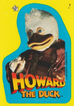 1986 Topps Howard the Duck - Stickers #7 Howard the Duck Front