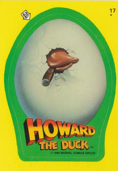1986 Topps Howard the Duck - Stickers #17 Howard the Duck Front