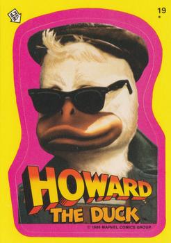 1986 Topps Howard the Duck - Stickers #19 Howard the Duck Front