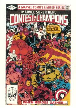 1991 Comic Images Marvel Comics First Covers II #6 Marvel Superhero - Contest of Champions (Limited Series) Front