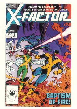 1991 Comic Images Marvel Comics First Covers II #37 X-Factor #1 Front