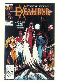 1991 Comic Images Marvel Comics First Covers II #54 Excalibur Front