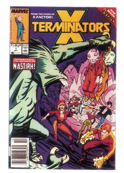 1991 Comic Images Marvel Comics First Covers II #55 X-Terminators Front