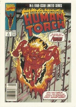 1991 Comic Images Marvel Comics First Covers II #79 The Saga of the Original Human Torch (Limited Series) Front