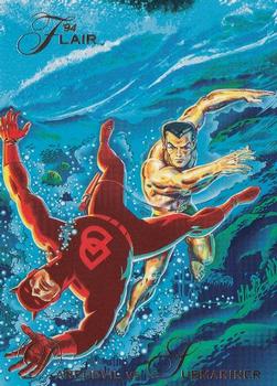 1994 Flair Marvel Annual #17 Daredevil vs Submariner Front
