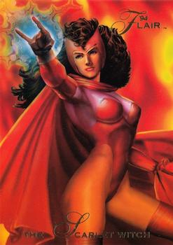 1994 Flair Marvel Annual #35 The Scarlet Witch Front