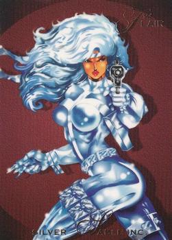 1994 Flair Marvel Annual #50 Silver Sable Inc. Front