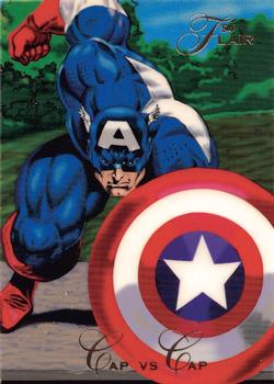 1994 Flair Marvel Annual #65  Cap vs Cap (Captain America) Front