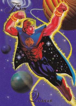 1994 Flair Marvel Annual #66 Quasar Front