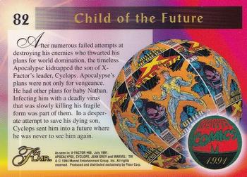 1994 Flair Marvel Annual #82 Child of the Future Back