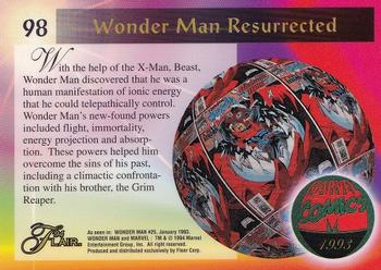 1994 Flair Marvel Annual #98 Wonder Man Back