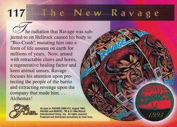 1994 Flair Marvel Annual #117 The New Ravage Back
