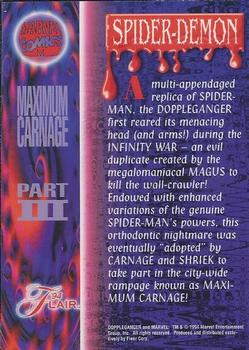 1994 Flair Marvel Annual #NNO Spider-Demon Back