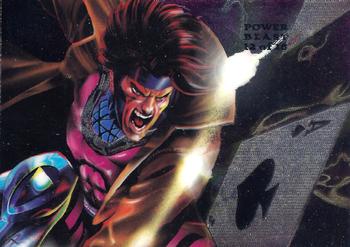 1994 Flair Marvel Annual - Flair Marvel Universe - PowerBlast #12 Gambit Back