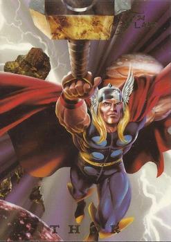 1994 Flair Marvel Annual - Flair Marvel Universe - PowerBlast #13 Thor Front