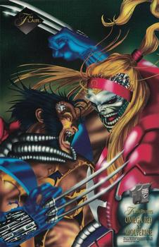 1994 Flair Marvel Annual - Flair Marvel Universe - Promos #NNO Omega Red vs. Wolverine Front