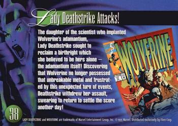 1995 Flair Marvel Annual #38 Lady Deathstrike Back