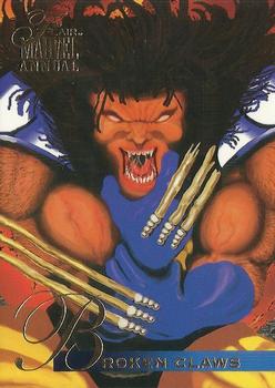 1995 Flair Marvel Annual #39 Broken Claws Front
