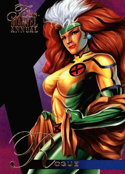 1995 Flair Marvel Annual #42 Rogue Front