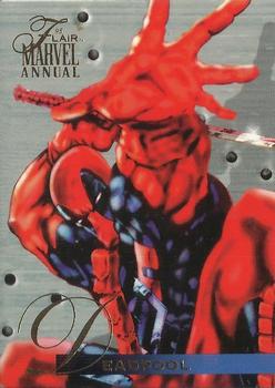 1995 Flair Marvel Annual #47 Deadpool Front