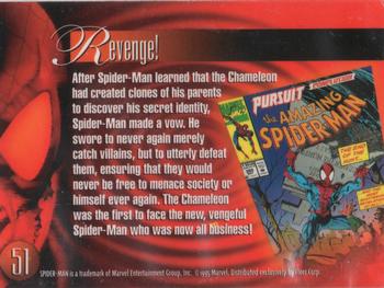 1995 Flair Marvel Annual #51 Pursuit Back