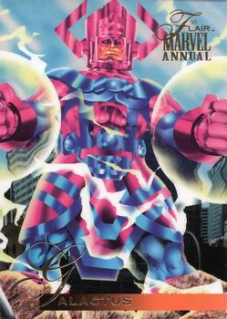 1995 Flair Marvel Annual #77 Galactus Front