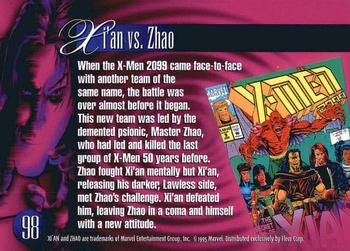 1995 Flair Marvel Annual #98 Xi'an Back