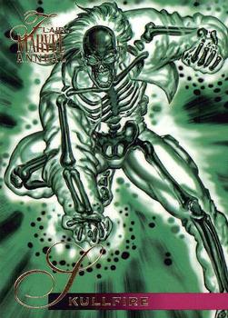 1995 Flair Marvel Annual #101 Skullfire Front